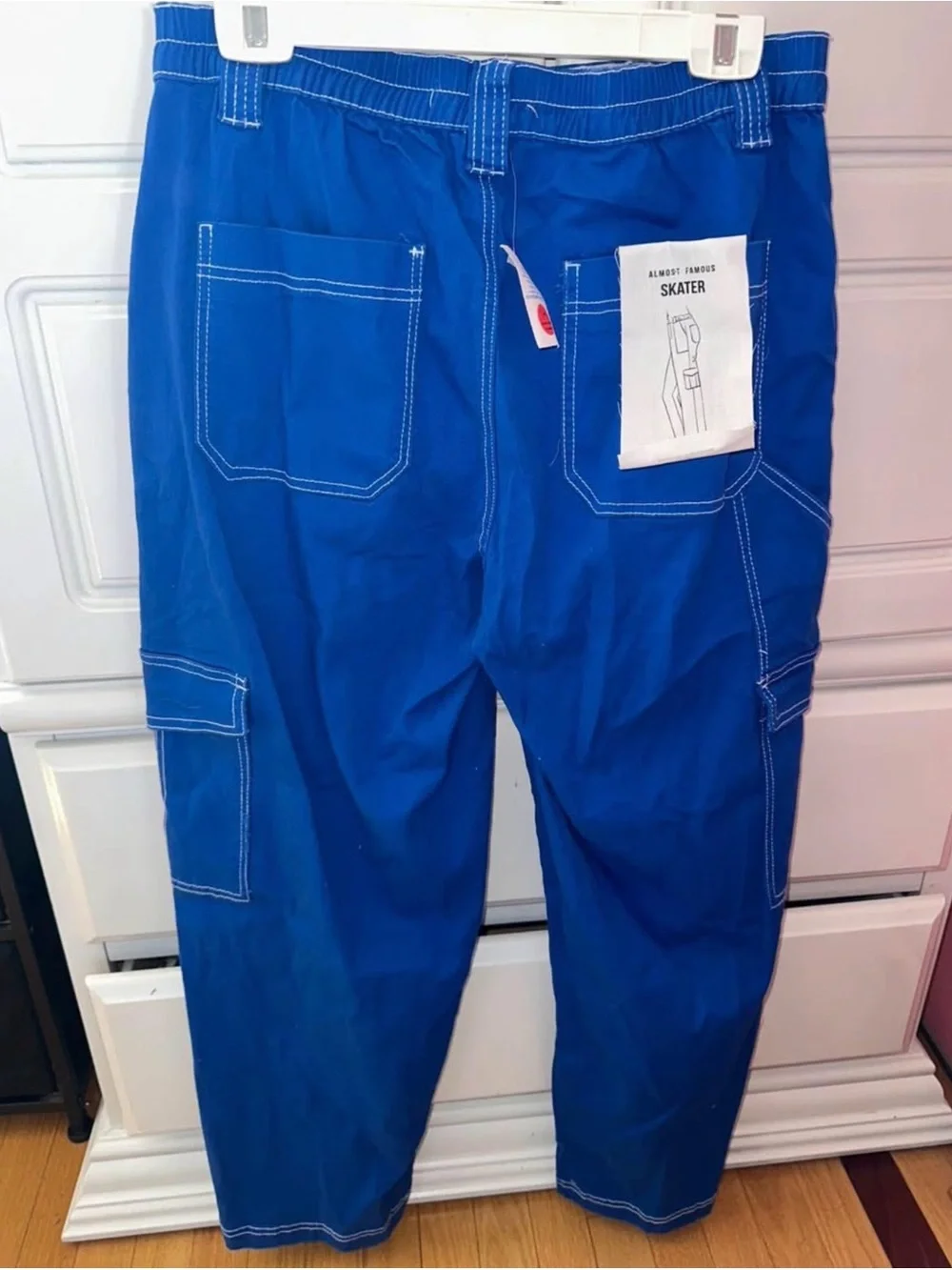 Almost Famous Blue Skater Cargo Pants (Size XL)
